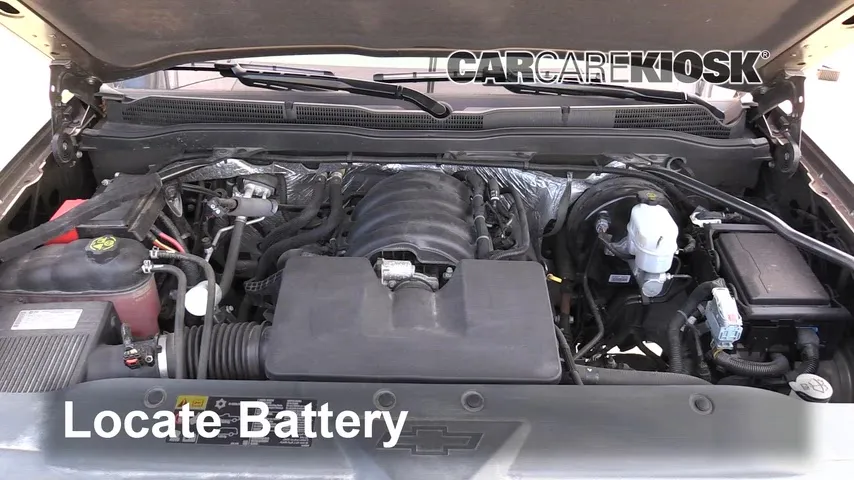 2015 Chevrolet Silverado 1500 LT 4.3L V6 FlexFuel Extended Cab Pickup Batería